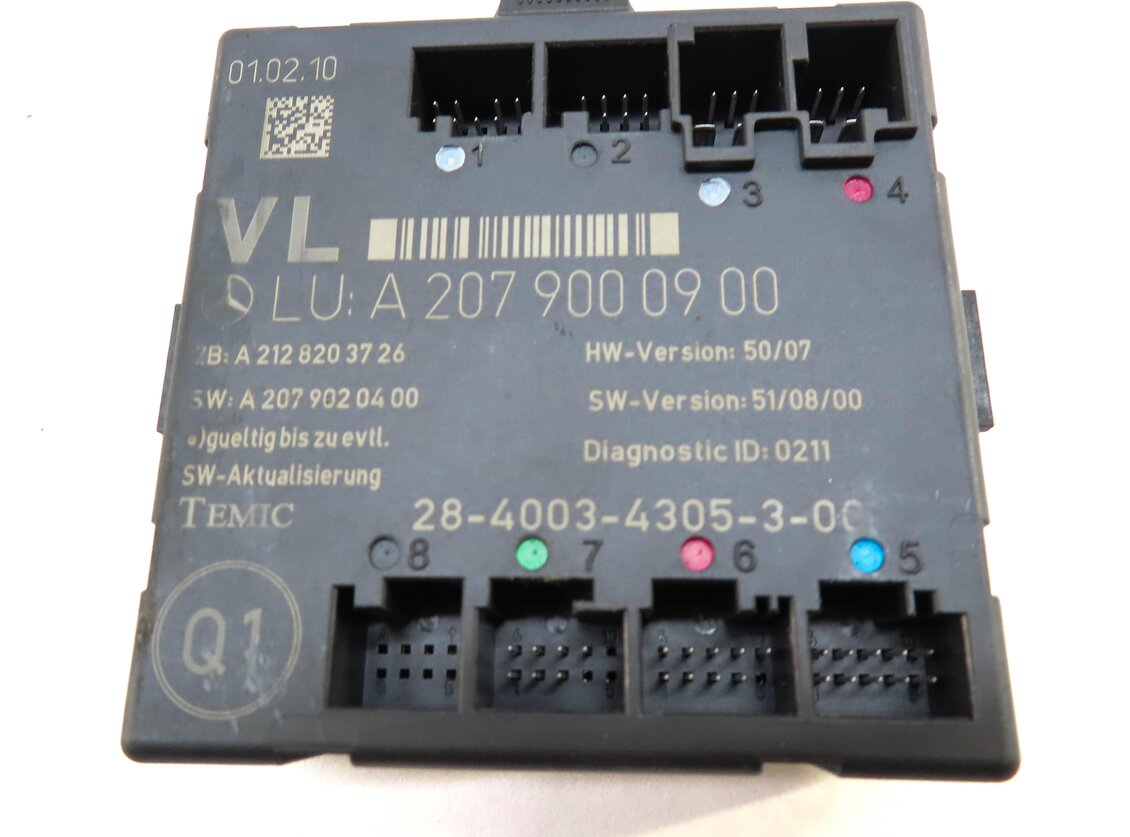 Thumbnail 4: 2010 MERCEDES E350 (W207) FRONT LEFT DRIVER DOOR WINDOW CONTROL MODULE