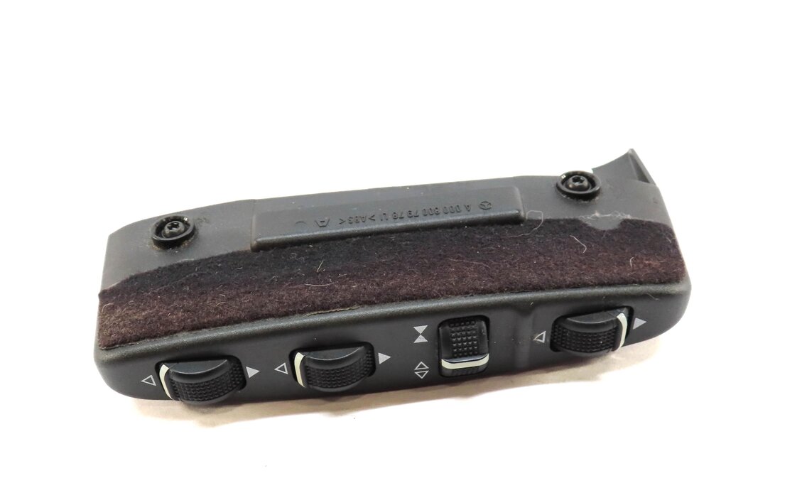 2010 MERCEDES E350 (C207) LEFT DRIVER SEAT CONTROL VALVE SWITCH PANEL (BLACK)
