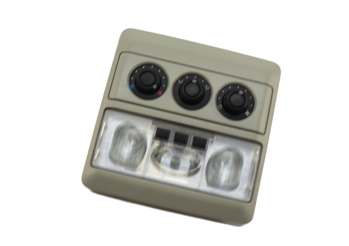 05-16 LAND ROVER LR3 LR4 - REAR DOME LIGHT w/ HEATER TEMPERATURE CONTROL (GRAY)