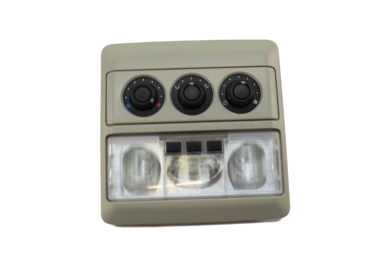 Thumbnail 2: 05-16 LAND ROVER LR3 LR4 - REAR DOME LIGHT w/ HEATER TEMPERATURE CONTROL (GRAY)