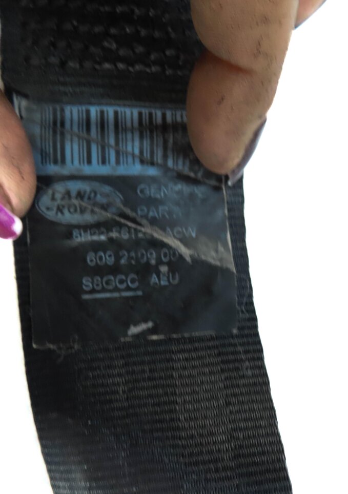 Thumbnail 5: 08-16 LR3 LR4 / RANGE ROVER SPORT (L320) LEFT DRIVER SEATBELT RETRACTOR (BLACK)