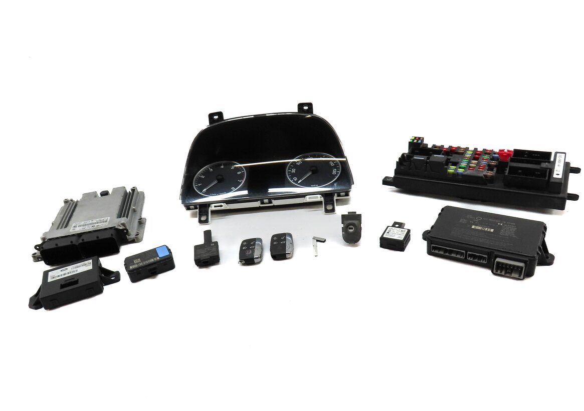 Thumbnail 3: 2016 LAND ROVER LR4 ENGINE ECM BODY BCM SPEEDOMETER ANTI-THEFT MODULE & KEY SET