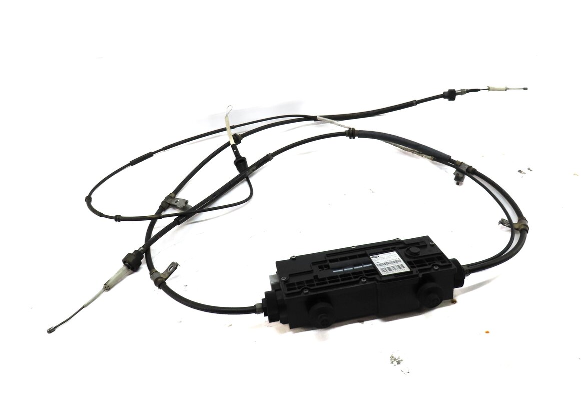 2016 LAND ROVER LR4 REAR HILL EMERGENCY PARKING E-BRAKE ACTUATOR w/ CABLES