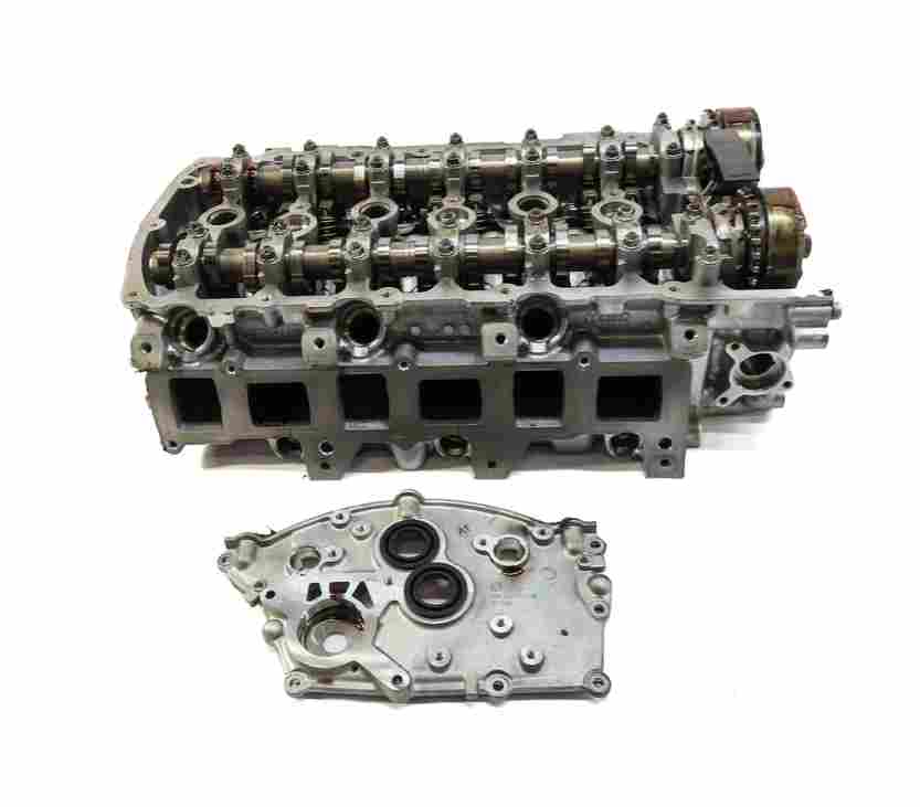 Thumbnail 3: 2013-2014 PORSCHE CAYENNE (958) 3.6L M55.02 VR6 ENGINE CYLINDER HEAD ASSEMBLY