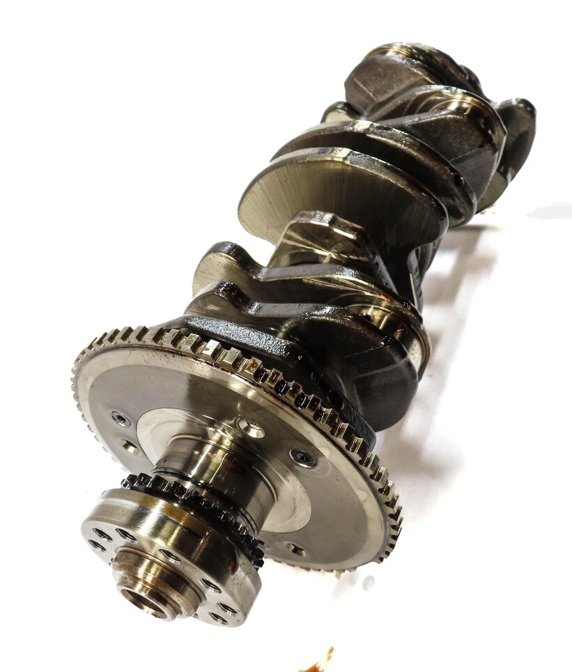Thumbnail 3: 2013 PORSCHE CAYENNE (958) 3.6L M55 ENGINE CRANKSHAFT CRANK SHAFT ASSEMBLY