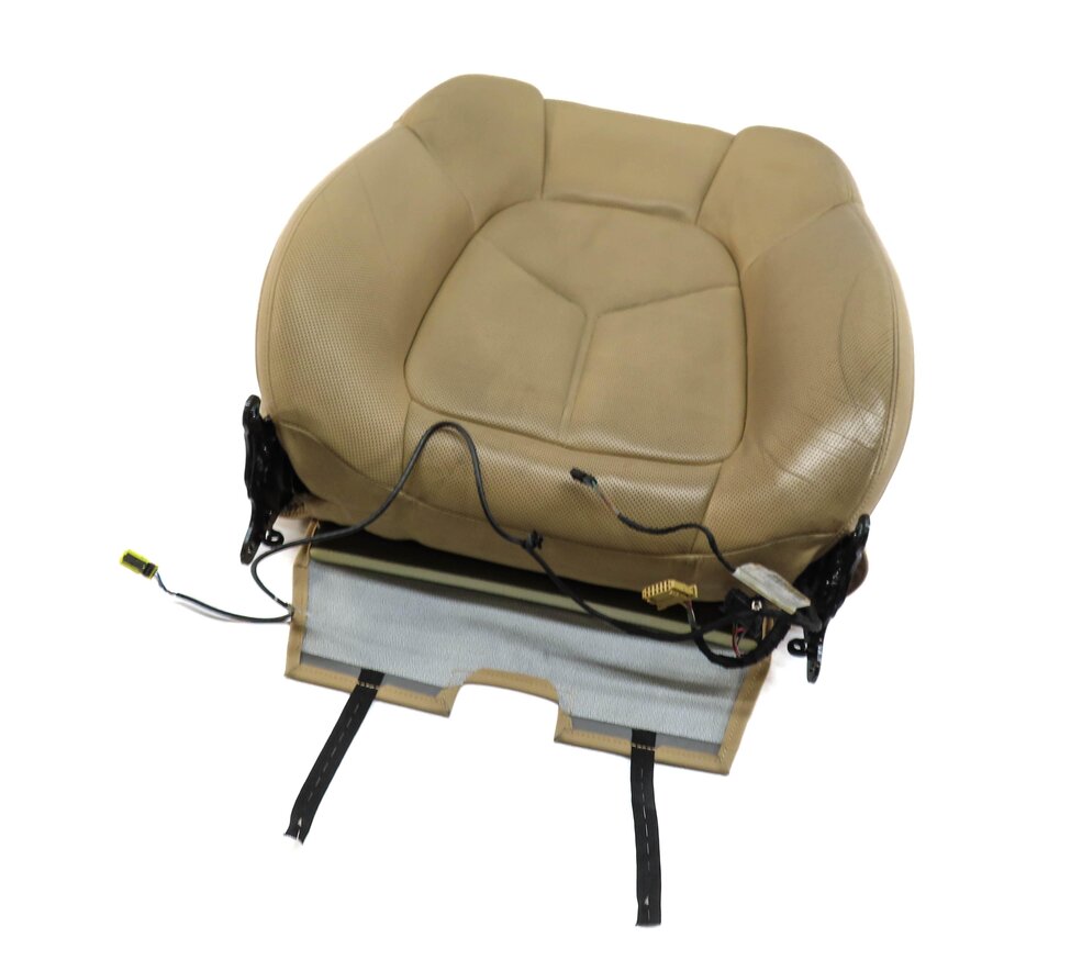 Thumbnail 1: 2013 PORSCHE CAYENNE (958) DRIVER UPPER TOP HEATED SEAT CUSHION (LUXOR BEIGE)