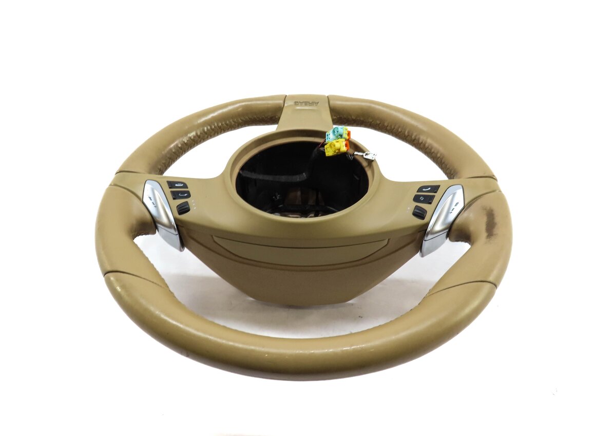 Thumbnail 3: 2010-2016 PORSCHE CAYENNE PANAMERA (958 970 G1) HEATED STEERING WHEEL (BEIGE)