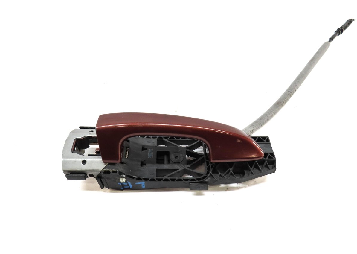 Thumbnail 2: 11-18 PORSCHE CAYENNE (958) LEFT FRONT DRIVER EXTERIOR DOOR HANDLE (AUBURN RED)