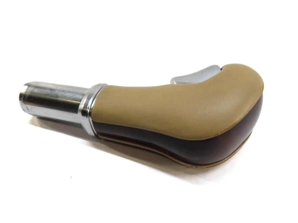 Thumbnail 4: 2013 PORSCHE CAYENNE (958) TRANSMISSION GEAR SHIFTER SHIFT HANDLE (BEIGE / WOOD)