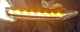 Thumbnail 2: 11-14 PORSCHE CAYENNE (958) RIGHT FRONT DRL DAY TIME RUNNING MARKER LIGHT LAMP