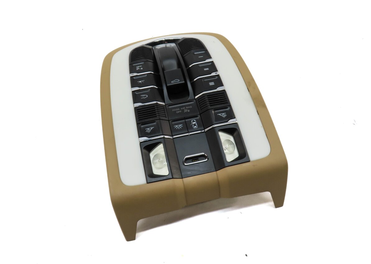 Thumbnail 1: 2013 PORSCHE CAYENNE (958) FRONT DOMELIGHT MAP READING DOME LIGHT LAMP (BEIGE)