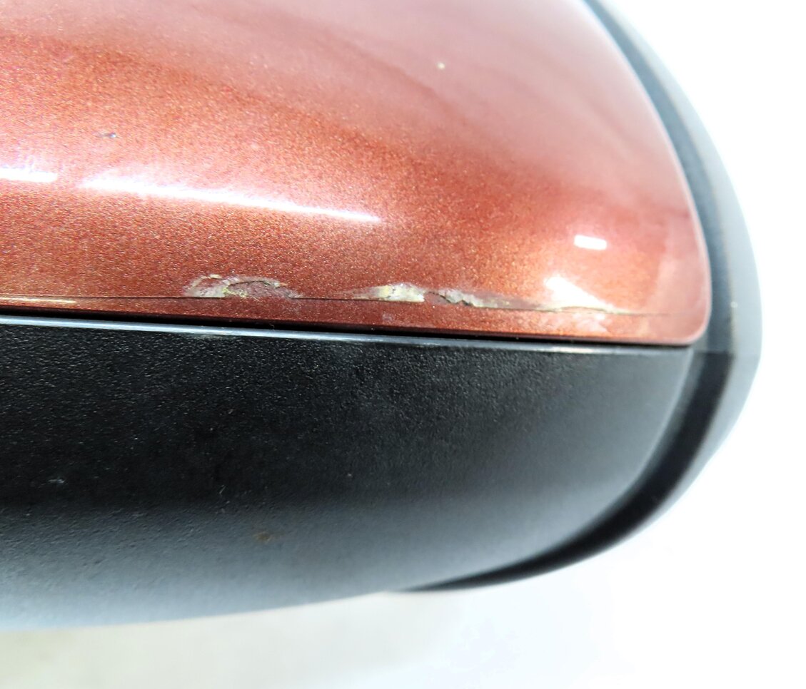 Thumbnail 7: 11-14 PORSCHE CAYENNE (958) LEFT P-FOLD AUTODIM BLIND SPOT MIRROR (AUBURN RED)