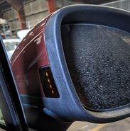 Thumbnail 2: 11-14 PORSCHE CAYENNE (958) RIGHT P-FOLD AUTODIM BLIND SPOT MIRROR (AUBURN RED)