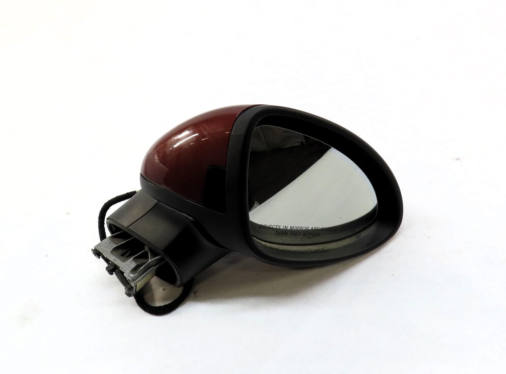 Thumbnail 3: 11-14 PORSCHE CAYENNE (958) RIGHT P-FOLD AUTODIM BLIND SPOT MIRROR (AUBURN RED)