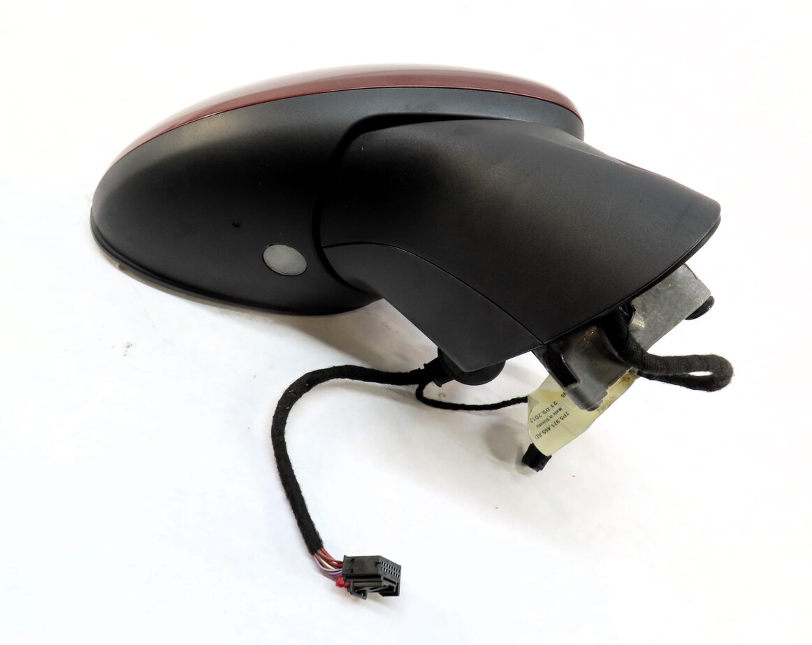 Thumbnail 6: 11-14 PORSCHE CAYENNE (958) RIGHT P-FOLD AUTODIM BLIND SPOT MIRROR (AUBURN RED)