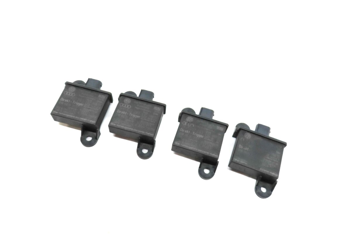 2013 PORSCHE CAYENNE (958) TPMS TIRE AIR PRESSURE SENSOR TRIGGER MODULE SET