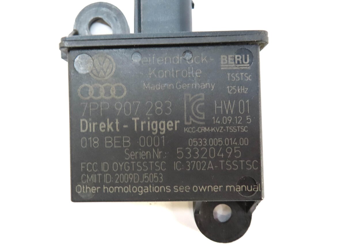 Thumbnail 4: 2013 PORSCHE CAYENNE (958) TPMS TIRE AIR PRESSURE SENSOR TRIGGER MODULE SET