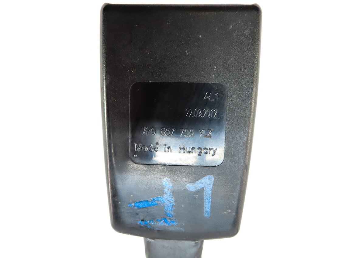 Thumbnail 4: 2011-2018 PORSCHE CAYENNE MACAN (958 95B) LEFT DRIVER SEATBELT BUCKLE RECEIVER