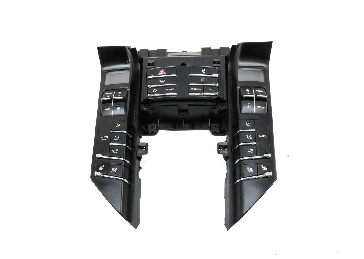 Thumbnail 1: 11-18 PORSCHE CAYENNE (958) FRONT HEATER A/C TEMPERATURE CONTROL w/ CLIMATRONIC