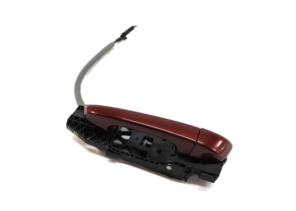 2011-2018 PORSCHE CAYENNE (958) LEFT REAR EXTERIOR DOOR HANDLE (AUBURN RED)