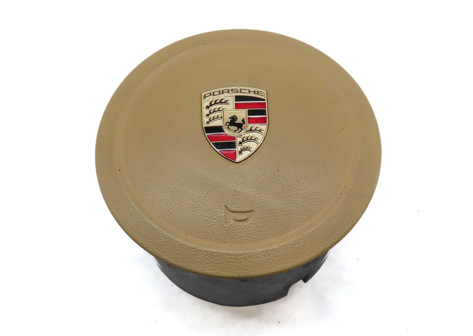 Thumbnail 2: 2011-2014 PORSCHE CAYENNE (958) DRIVER STEERING WHEEL SRS AIRBAG AIR BAG (BEIGE)