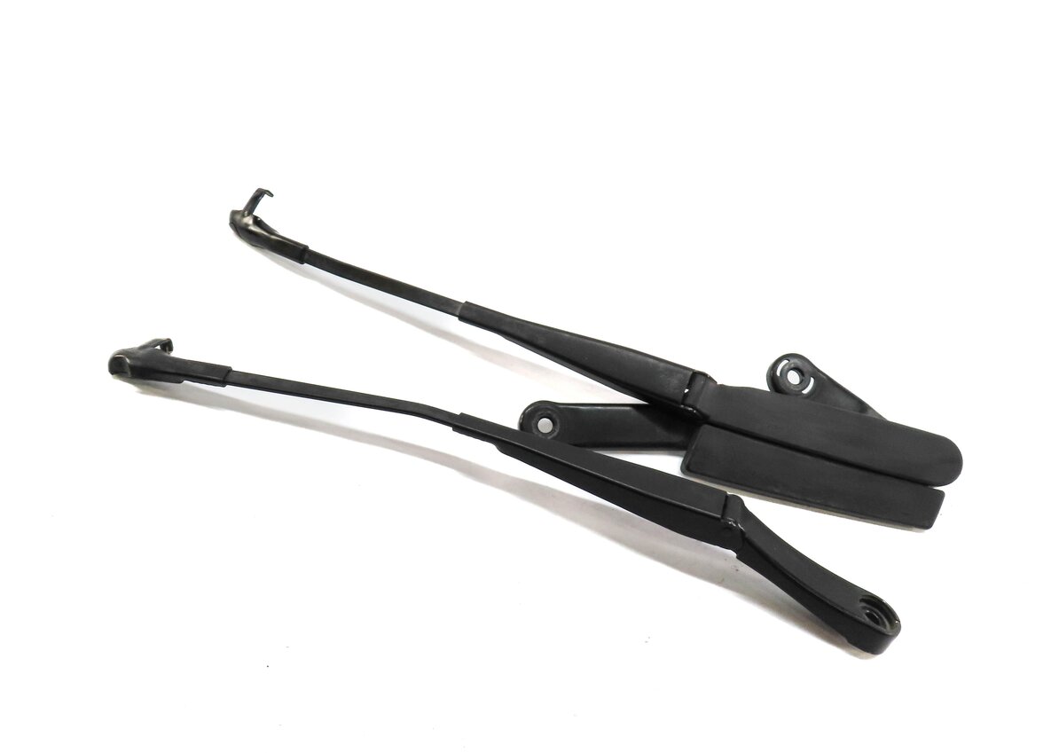 Thumbnail 1: 2011-2018 PORSCHE CAYENNE (958) FRONT LEFT & RIGHT WINDSHIELD WIPER ARM SET-2