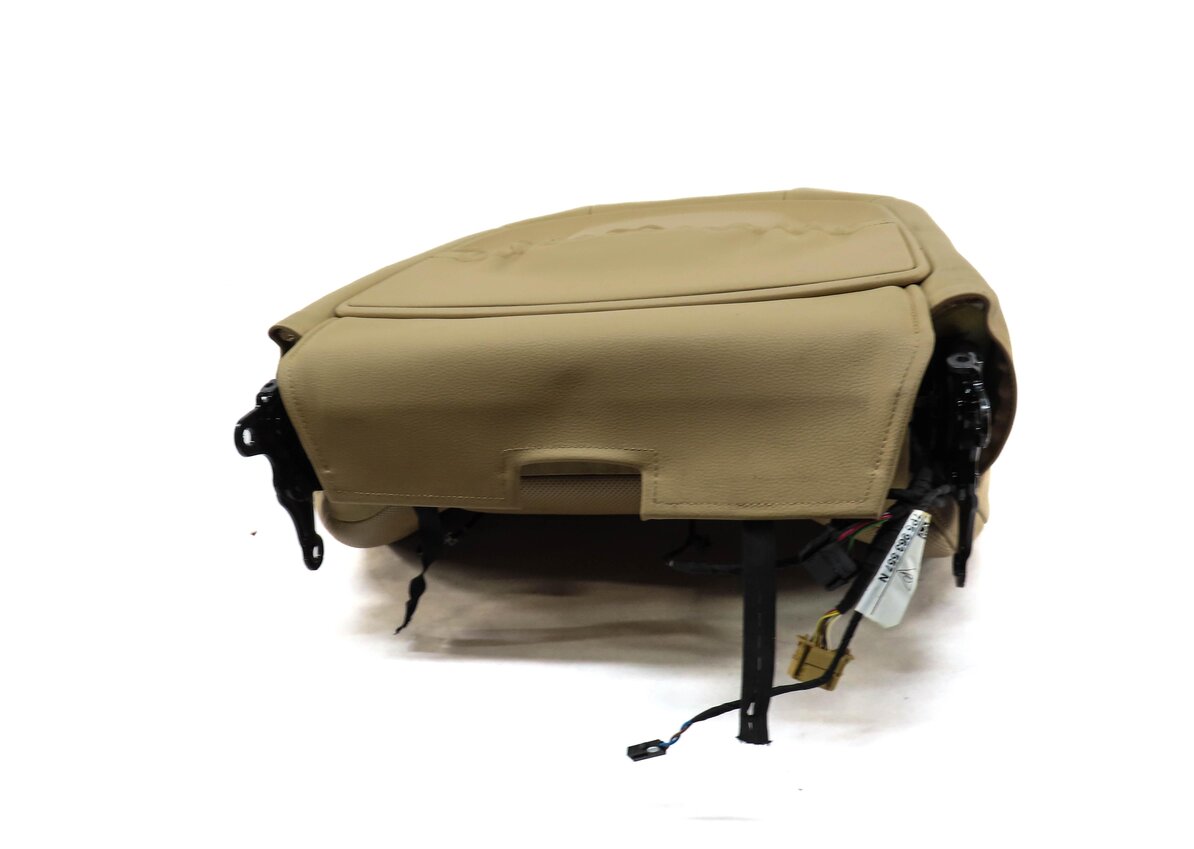 Thumbnail 5: 2013 PORSCHE CAYENNE (958) PASSENGER UPPER TOP HEATED SEAT CUSHION (LUXOR BEIGE)