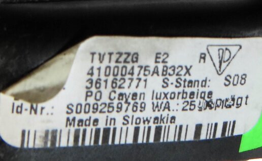 Thumbnail 4: 2013 PORSCHE CAYENNE (958) FRONT RIGHT PASSENGER DOOR GRAB HANDLE (BEIGE)