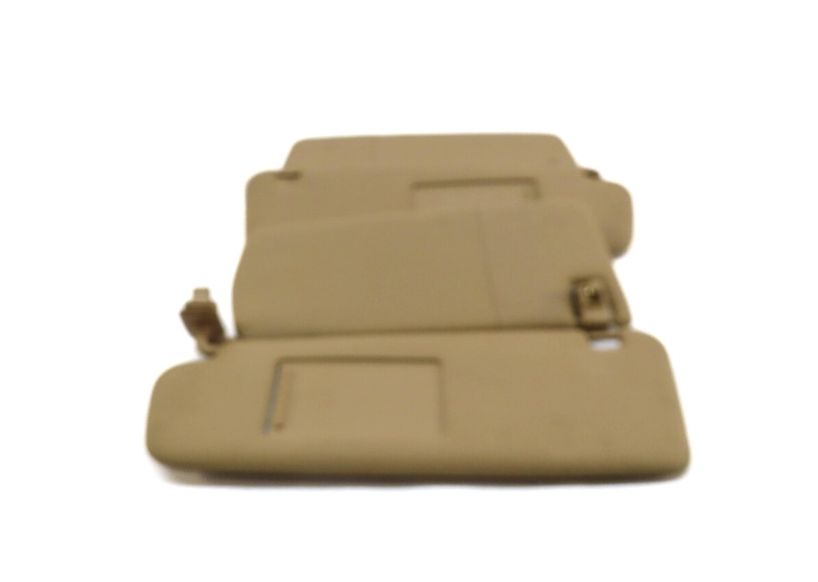 Thumbnail 2: 2011-2014 PORSCHE CAYENNE (958) FRONT LEFT & RIGHT SUNVISOR SHADE SET (BEIGE)