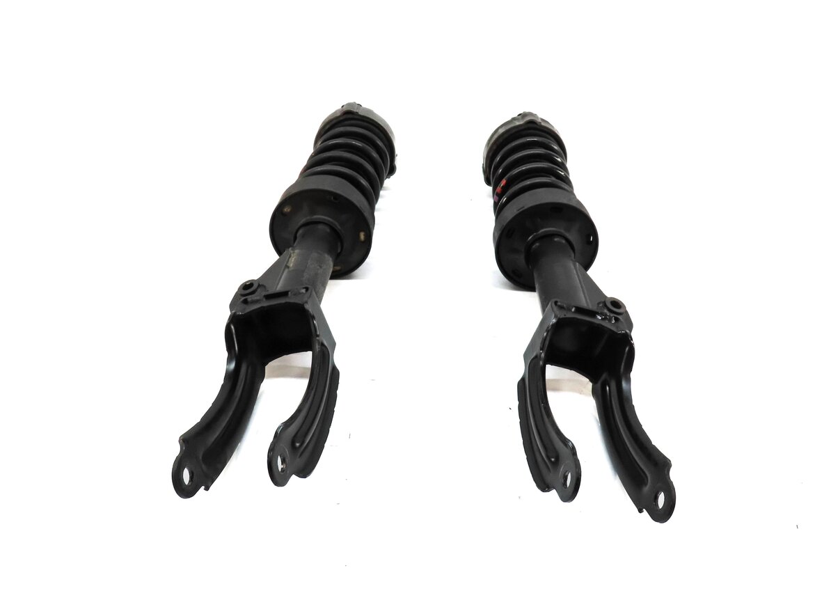 Thumbnail 2: 2011-2018 PORSCHE CAYENNE (958) FRONT LEFT & RIGHT SUSPENSION SHOCK STRUT SET-2