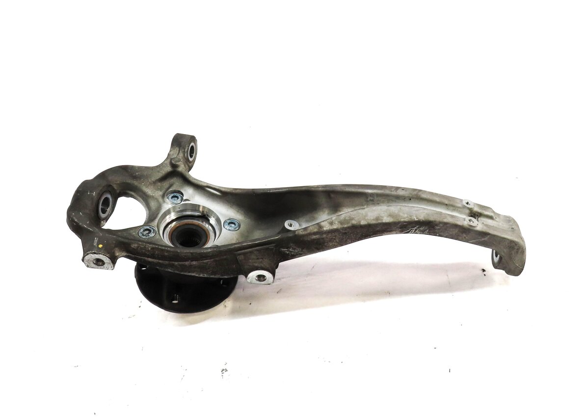 Thumbnail 3: 2011-2018 PORSCHE CAYENNE (958) LEFT FRONT DRIVER SPINDLE KNUCKLE WHEEL HUB