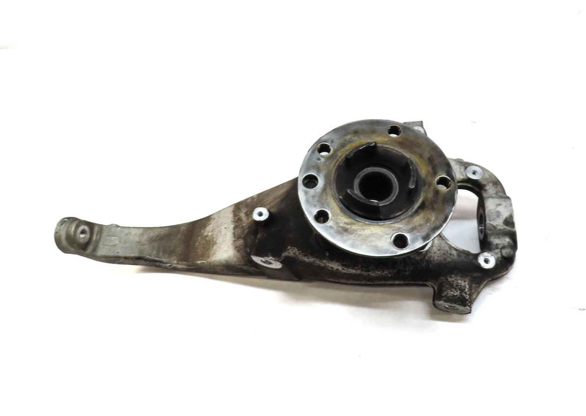 Thumbnail 4: 2011-2018 PORSCHE CAYENNE (958) LEFT FRONT DRIVER SPINDLE KNUCKLE WHEEL HUB