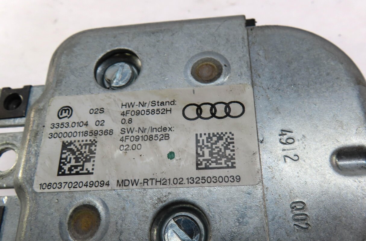 Thumbnail 10: 13-15 AUDI Q7 (4L) 3.0L CTWB SUPERCHARGED ENGINE BCM IMMOBILIZER MODULE KEY SET