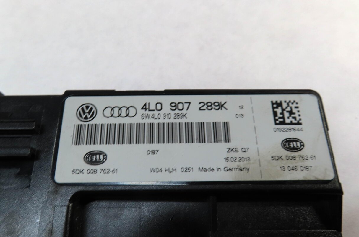 Thumbnail 12: 13-15 AUDI Q7 (4L) 3.0L CTWB SUPERCHARGED ENGINE BCM IMMOBILIZER MODULE KEY SET