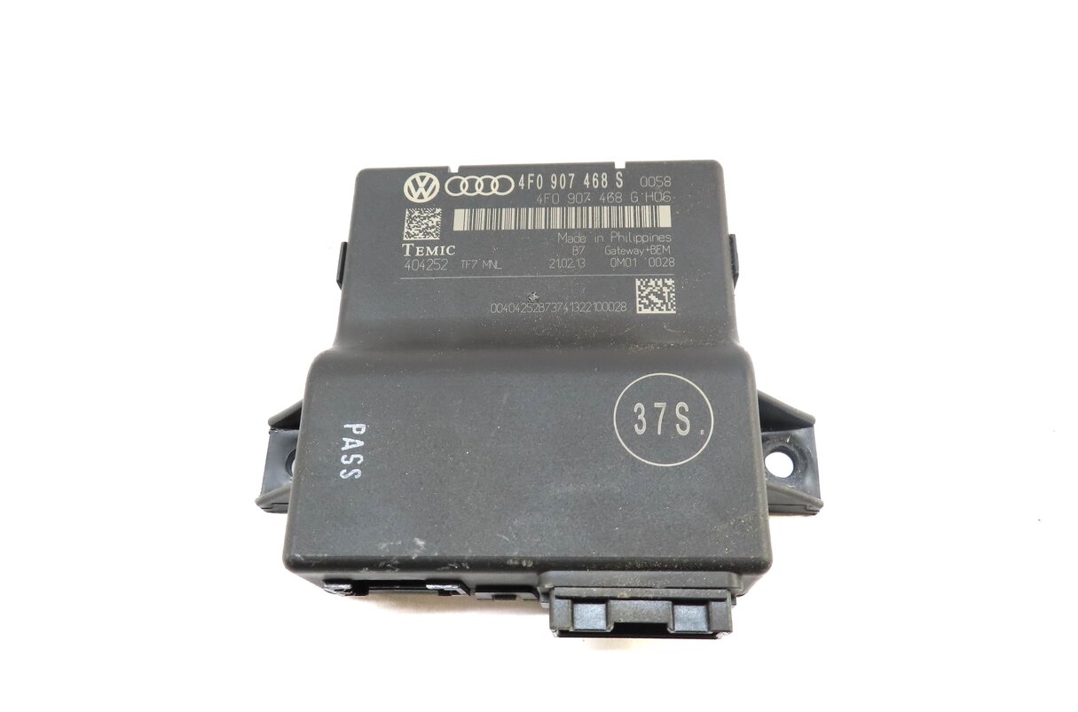 Thumbnail 17: 13-15 AUDI Q7 (4L) 3.0L CTWB SUPERCHARGED ENGINE BCM IMMOBILIZER MODULE KEY SET
