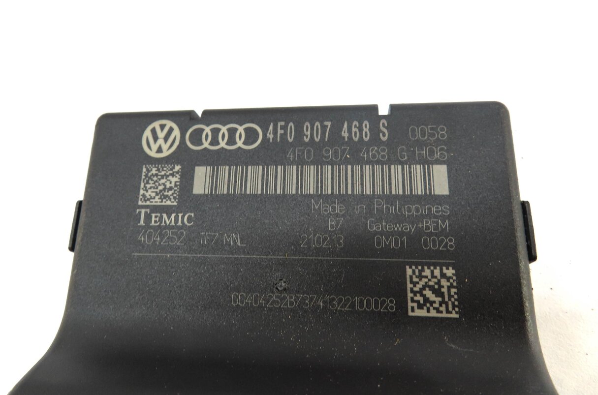 Thumbnail 18: 13-15 AUDI Q7 (4L) 3.0L CTWB SUPERCHARGED ENGINE BCM IMMOBILIZER MODULE KEY SET