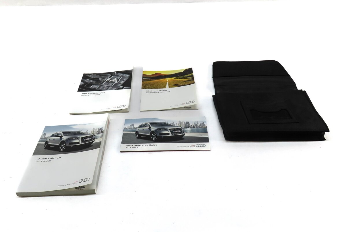 Thumbnail 2: 2013 AUDI Q7 (4L) OWNERS MANUAL SET OF 5 w/ CARRYING CASE