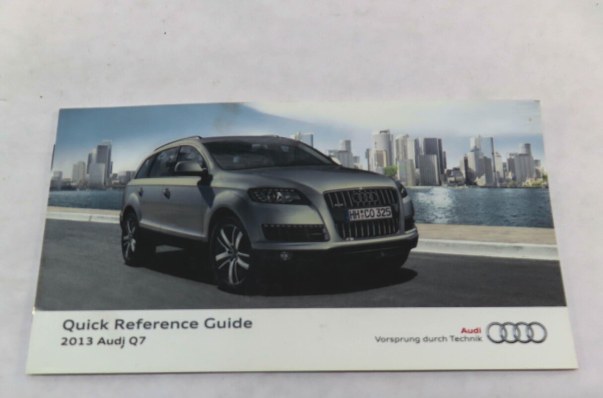 Thumbnail 3: 2013 AUDI Q7 (4L) OWNERS MANUAL SET OF 5 w/ CARRYING CASE