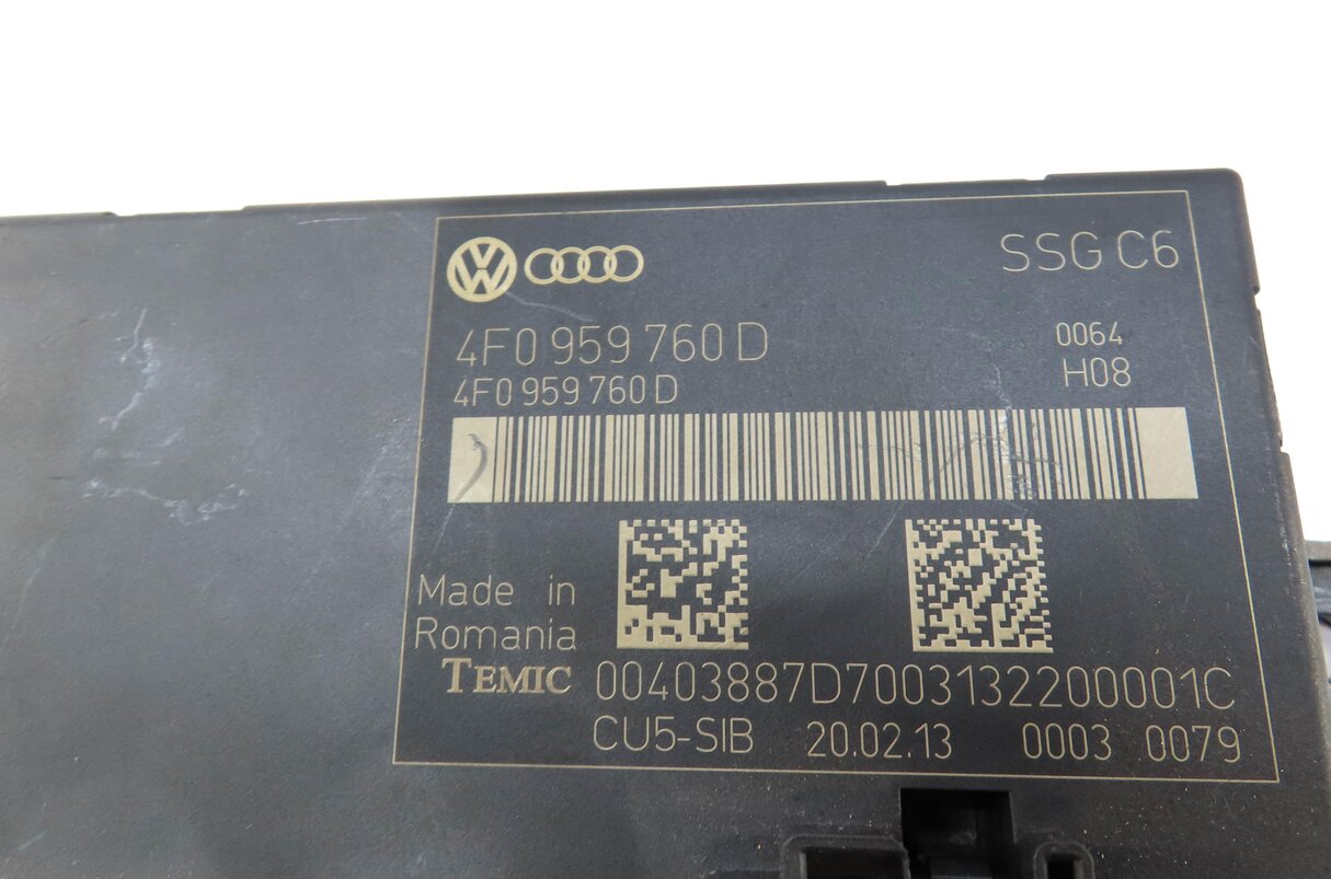 Thumbnail 4: 2005-2015 AUDI A6 S6 Q7 (C6 4L) LEFT FRONT DRIVER MEMORY SEAT CONTROL MODULE