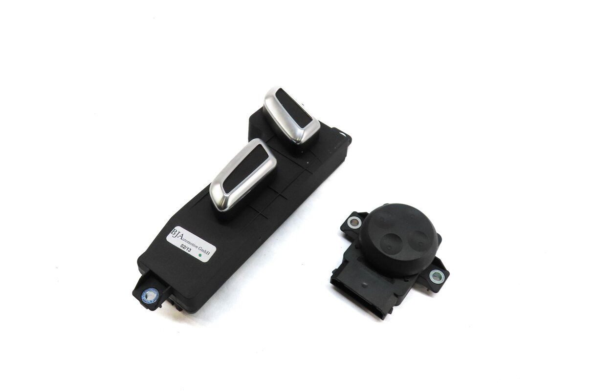 Thumbnail 1: 2013 AUDI Q7 (4L) FRONT LEFT DRIVER SEAT ADJUST ADJUSTMENT & LUMBAR SWITCH SET 2