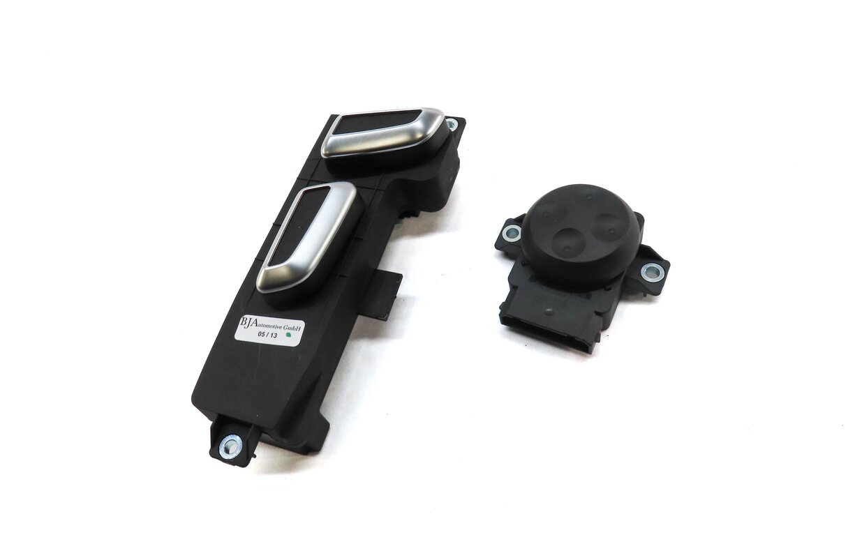 Thumbnail 2: 2013 AUDI Q7 4L FRONT RIGHT PASSENGER SEAT ADJUST & LUMBAR SWITCH SET 2 (BLACK)