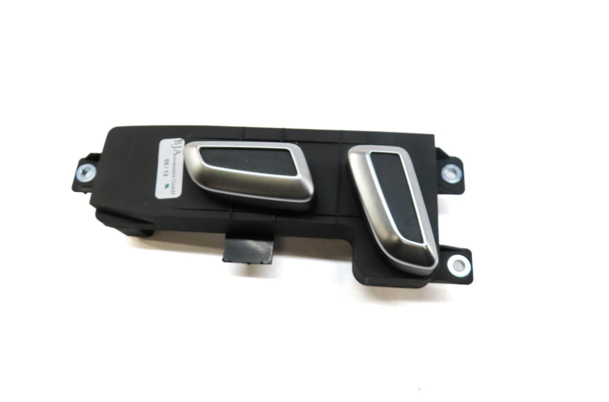 Thumbnail 6: 2013 AUDI Q7 4L FRONT RIGHT PASSENGER SEAT ADJUST & LUMBAR SWITCH SET 2 (BLACK)