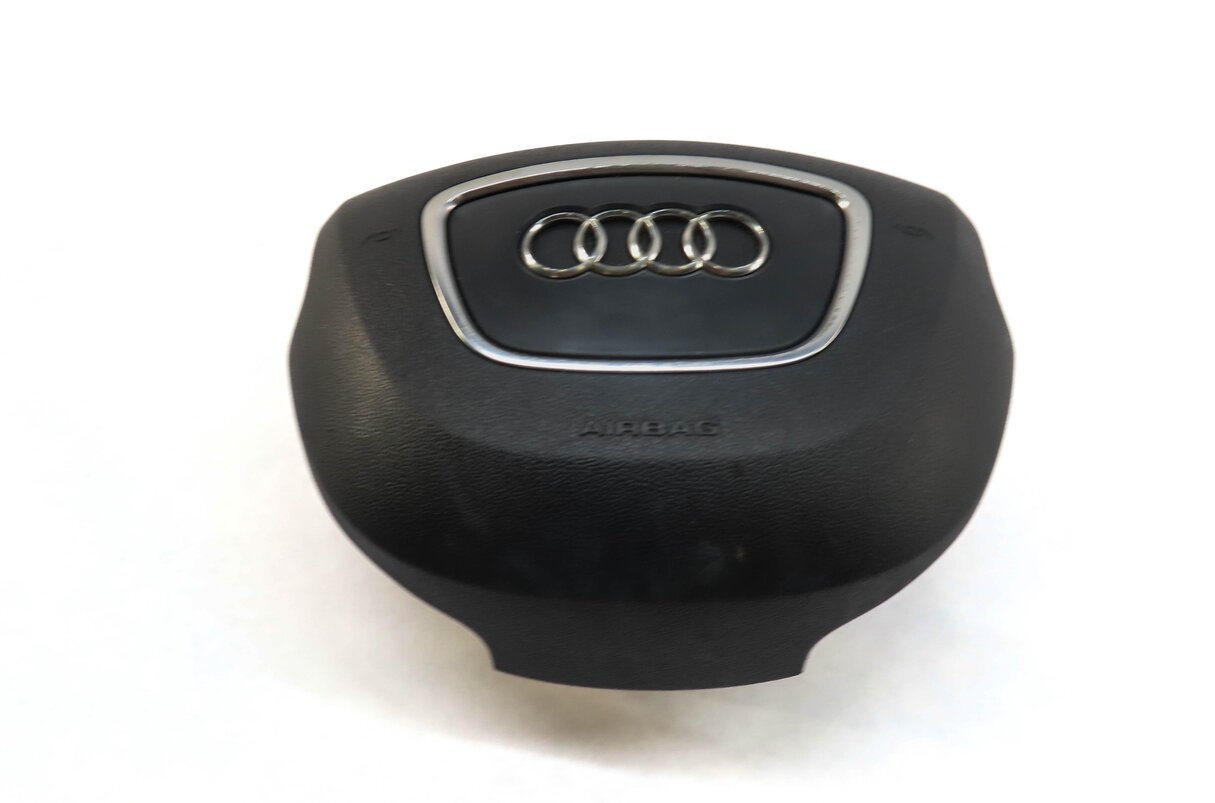 Thumbnail 2: 2011-2015 AUDI Q7 (4L) LEFT DRIVER STEERING WHEEL SRS AIRBAG AIR BAG (BLACK)