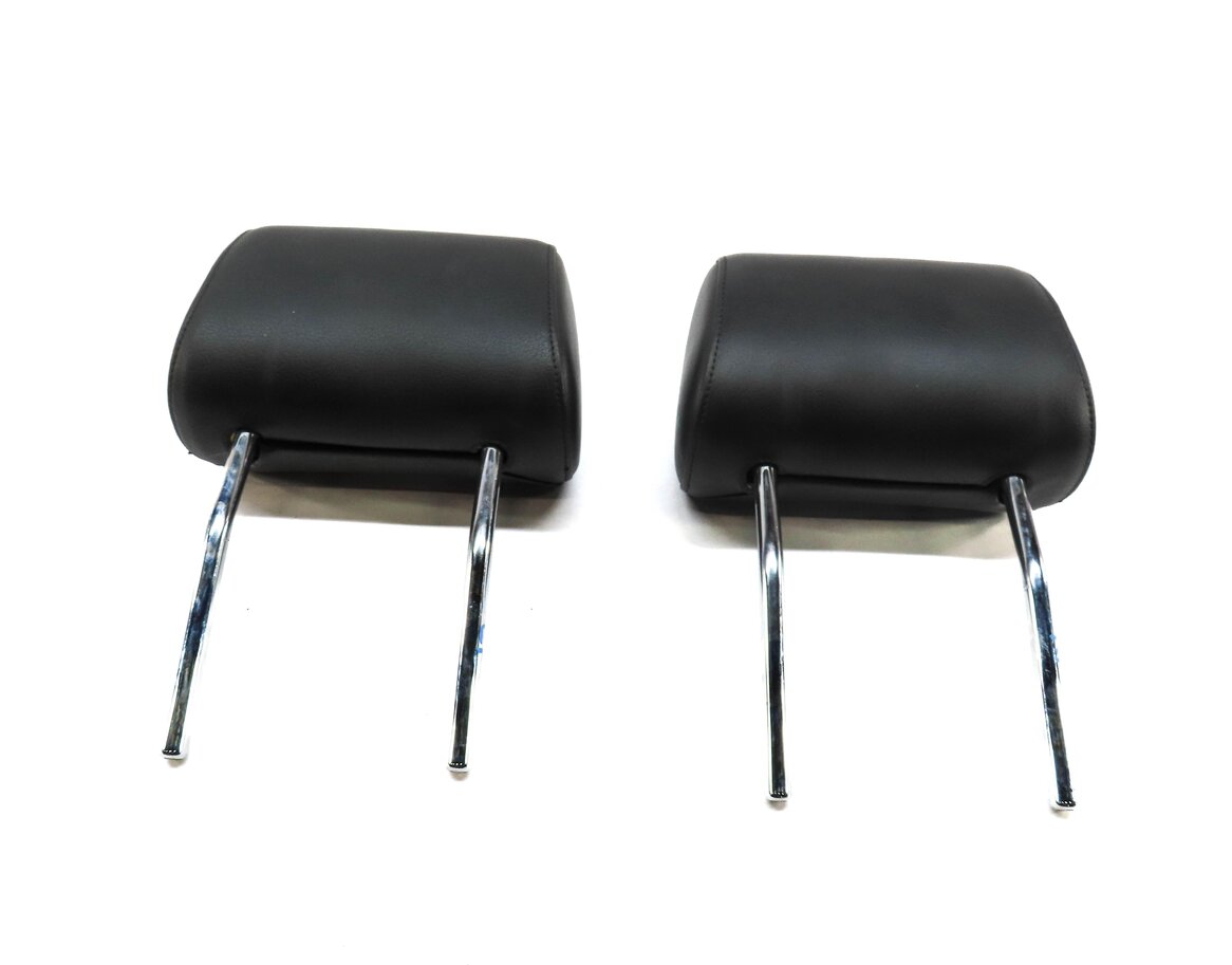 Thumbnail 5: 08-13 AUDI A3 A6 Q7 S6 (8P C6 4L) FRONT LEFT & RIGHT SEAT HEADREST SET (BLACK)