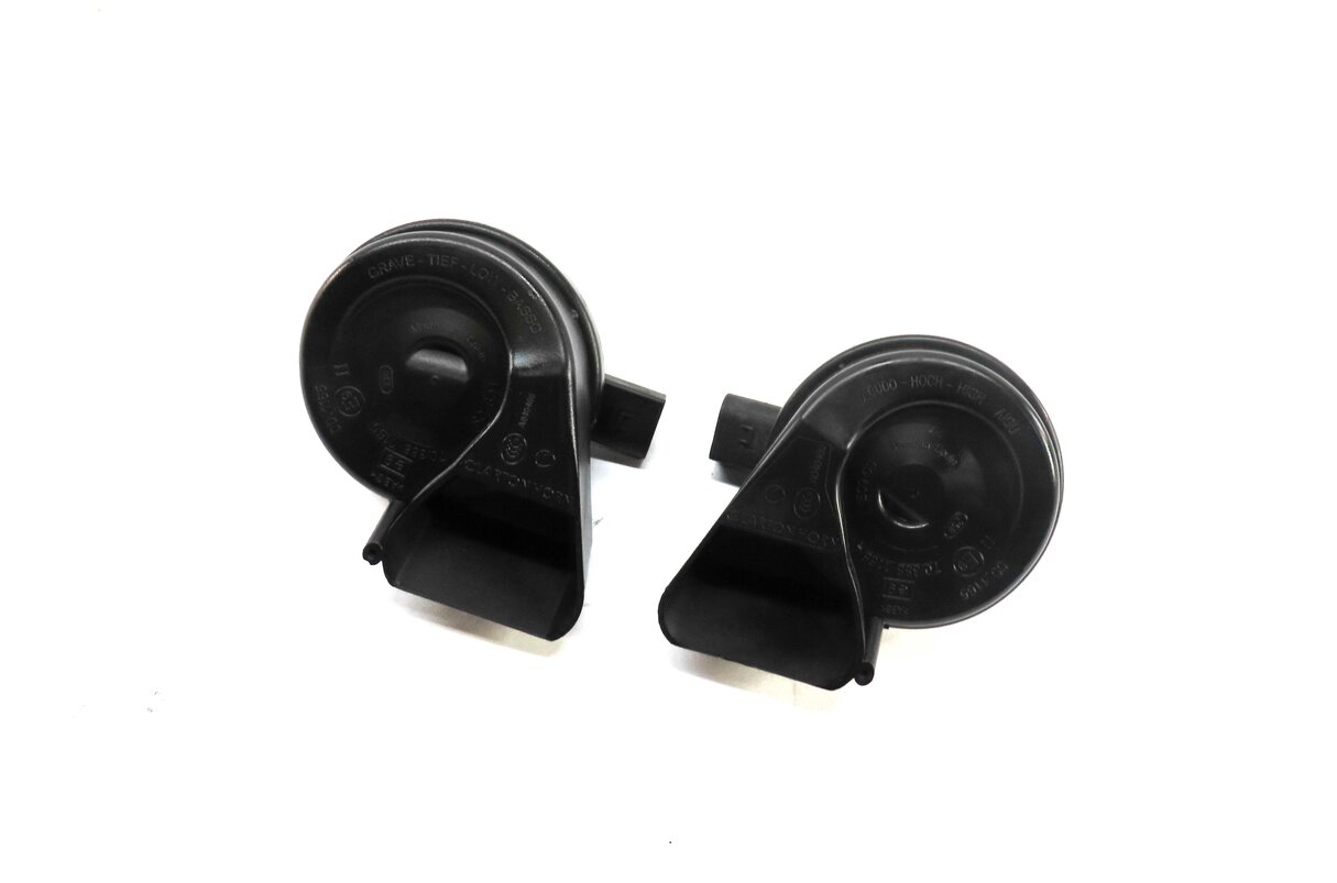 Thumbnail 1: 2007-2015 AUDI Q7 R8 (4L 4S) HIGH & LOW TONE HORN SET-2