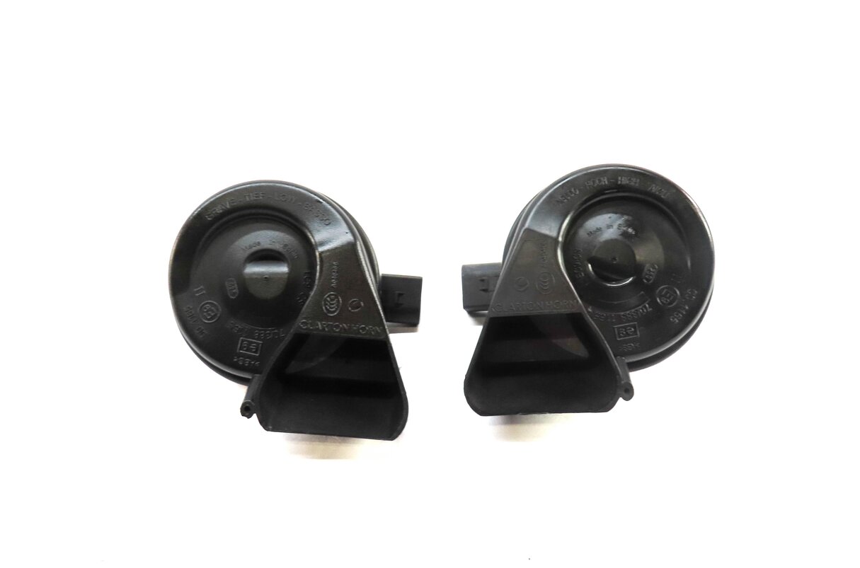Thumbnail 2: 2007-2015 AUDI Q7 R8 (4L 4S) HIGH & LOW TONE HORN SET-2