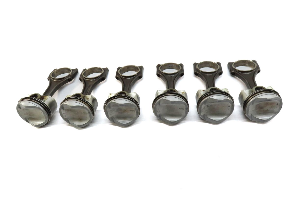 Thumbnail 3: 09-17 AUDI A6 A7 Q5 Q7 S4 S5 SQ5 C7 B8 4L 3.0L SUPER PISTON & CONNECTING ROD SET