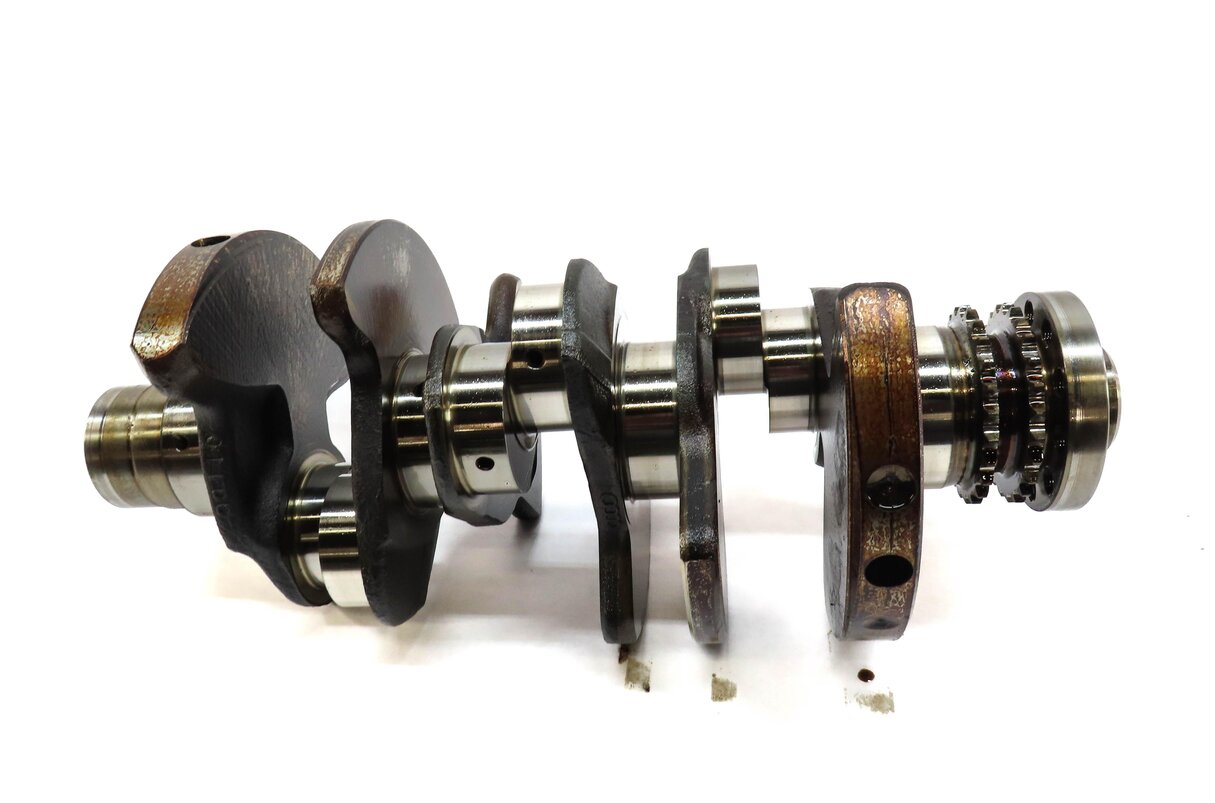 Thumbnail 2: 2013 AUDI Q7 (4L) 3.0L ENGINE (CTWB) CRANKSHAFT CRANK SHAFT 06E105101AD