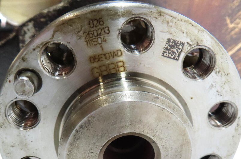 Thumbnail 5: 2013 AUDI Q7 (4L) 3.0L ENGINE (CTWB) CRANKSHAFT CRANK SHAFT 06E105101AD