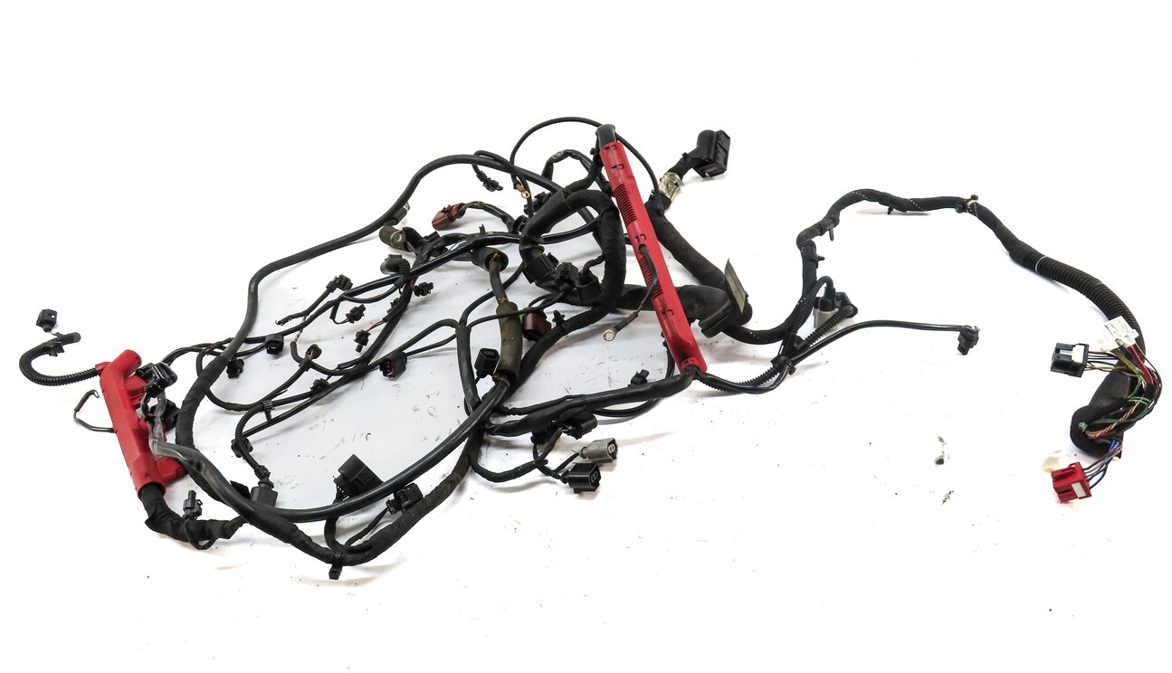 Thumbnail 2: 2013 AUDI Q7 (4L) 3.0L ENGINE (CTWB) WIRING WIRE HARNESS LOOM